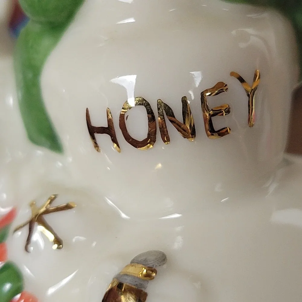 Lenox Beary Merry Christmas Ornament Figurine 24k Gold Accents Hand-Painted 2004